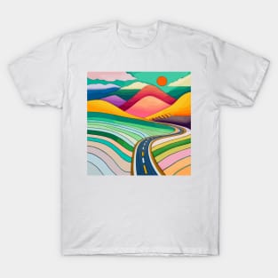 Coloful landscape T-Shirt